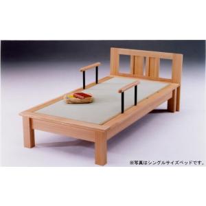 畳ベッド セミダブルベッド 畳 ベッド セミダブル 日本製 ヘッドボード付き sdkrc1000071 自然塗料仕上げ
