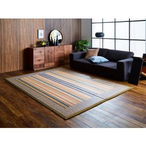 ラグ い草 オーダー ギフト ブランド フローリング シーズン 長方形 モダン 幾何学模様 調湿 強力消臭 空気浄化 自然由来 九州のい草100％ 日本製 約191×250cm