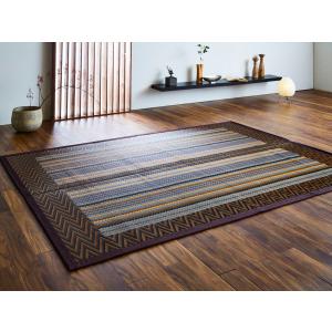 ラグ い草 オーダー ギフト ブランド フローリング シーズン 長方形 モダン 幾何学模様 調湿 強力消臭 空気浄化 自然由来 九州のい草100％ 日本製 約191×250cm