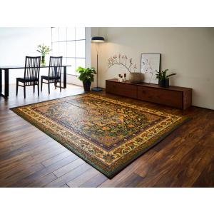 ラグ い草 オーダー ギフト ブランド フローリング シーズン 長方形 モダン 蔦 花 調湿 強力消臭 空気浄化 自然由来 九州のい草100％ 日本製 約191×250cm