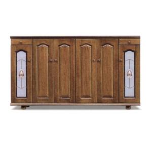 下駄箱 シューズボックス 靴箱 180 日本製 完成品 大川家具 木製 ケバンス材 無垢 ロータイプ おしゃれ 玄関収納 大容量 開き戸