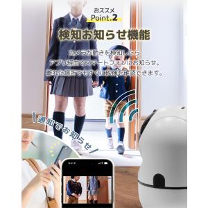 見守りカメラ ペットカメラ ベビーカメラ 防犯...の詳細画像3