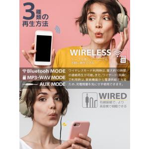 ワイヤレスヘッドホン Bluetooth5.4...の詳細画像4