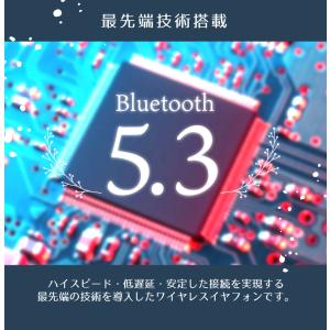 ワイヤレスイヤホン Bluetooth5.3 ...の詳細画像3