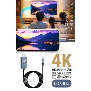 HDMIケーブル タイプc Type-C 変換...の詳細画像1