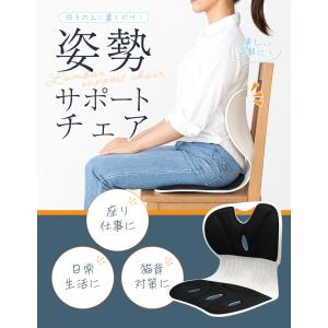 姿勢 サポートチェア 椅子 腰サポート 骨盤サ...の詳細画像1