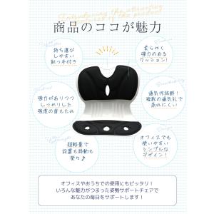 姿勢 サポートチェア 椅子 腰サポート 骨盤サ...の詳細画像2