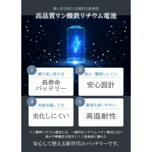 燃えにくい電池使用 ハンディファン 冷却プレー...の詳細画像3