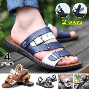 サンダル メンズ アウトドアサンダル 軽量 ビーチサンダル