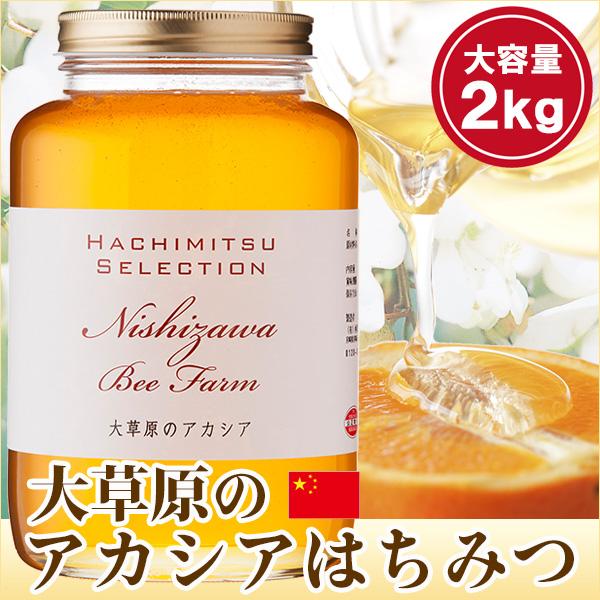 はちみつ 蜂蜜 ハチミツ 大草原のアカシアはちみつ2kg 中国産 ラッピング不可