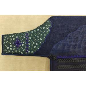 手刺し1.0分総紺鹿皮垂の詳細画像1