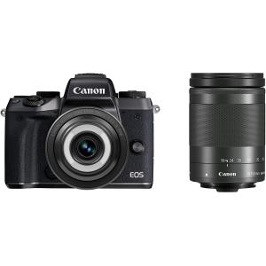 Canon ミラーレス一眼カメラ EOS M5 クリエイティブマクロ ダブルレンズキット EF-M2...