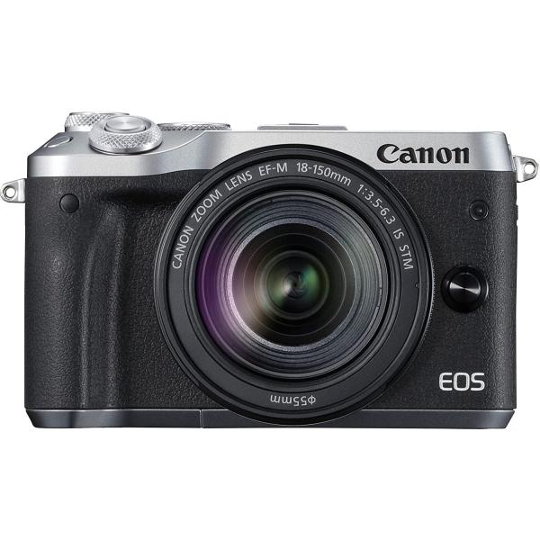 Canon ミラーレス一眼カメラ EOS M6 レンズキット(シルバー) EF-M18-150mm ...