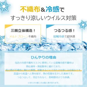 【3点購入で150円OFF】 冷感マスク 3d...の詳細画像1
