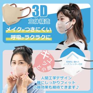マスク 3D 立体 バイカラー 30枚 不織布...の詳細画像1