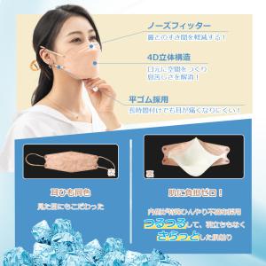 マスク 50枚 不織布マスク 冷感マスク 使い...の詳細画像3