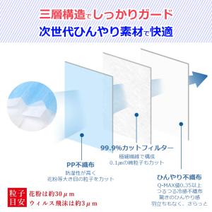 マスク 50枚 不織布マスク 冷感マスク 使い...の詳細画像5