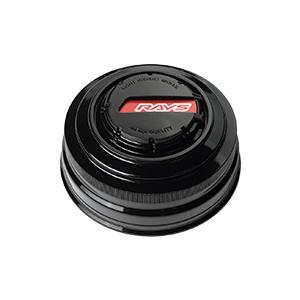 【RAYS/レイズ】No.85 / RAYS LPS センターキャップ ●ブラック/レッド　●４個　...