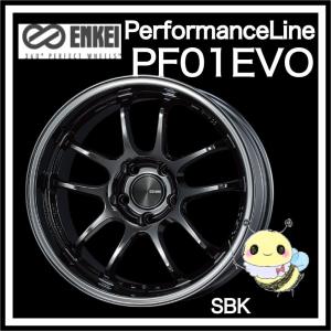 ENKEI ●PerformanceLine PF01EVO ●18インチ 18x9.0J 5/114.3 INSET:45 ●SBK ●１本　エンケイ パフォーマンスライン ピーエフ ゼロワン EVO