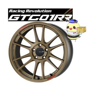 ENKEI ●GTC01RR ●18インチ 18x7.5 5/100 INSET:45 ●チタニウムゴールド ●１本　Racing Revolution エンケイ レーシング レボリューション