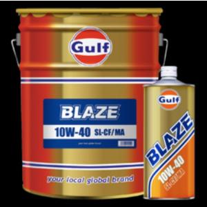 【Gulf/ガルフ】BLAZE ●10W-40 ●鉱物油 ●20Lペール缶 ●小型中型バイク 大型スクーター向けオイル ●SL/CF/MA　ガルフ ブレイズ