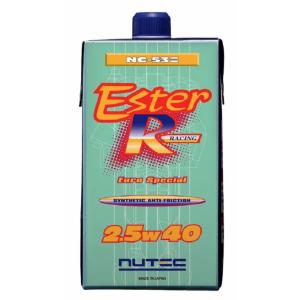 【NUTEC/ニューテック】NC-53E ●2.5W-40 ●100%化学合成(エステル系) ●1L/エコパック ESTER RACING Euro Special/エステルレーシングユーロスペシャル