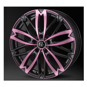 R-PRIDE ●和道 桜 五分咲 ●18インチ 18x7.0J 5/114.3 INSET:48 ...