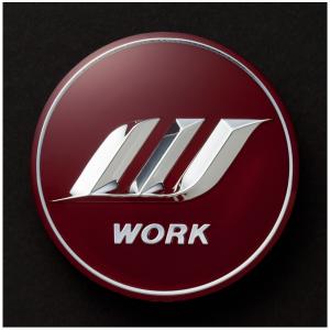 WORK 在庫あり【WORK/ワーク】VS センターキャップ ○レッド ○4個