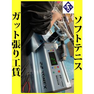 ソフトテニス　ガット張り 工賃  定価770円（税込）｜hachimorisports