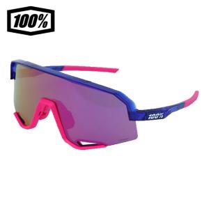 100% ワンハンドレッド サングラス SLENDALE Translucent Blue - HiPER Vital Pink Mirror 60057-00017 定価20,900円（税込）｜八森スポーツ
