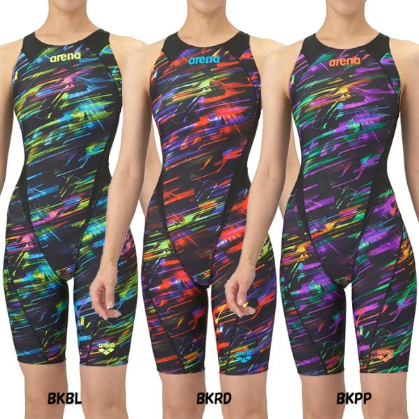 【こねこ便対応】arena（アリーナ）WA承認 レーシングワンピーススパッツ（オープンバック・ハーフ...