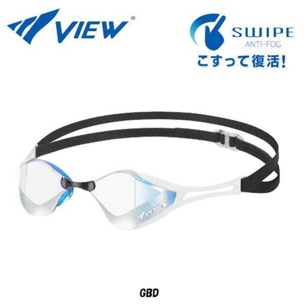 VIEW ビュー BladeF ZERO ブレードエフゼロ スイムゴーグル  ミラーレンズ ノンクッ...