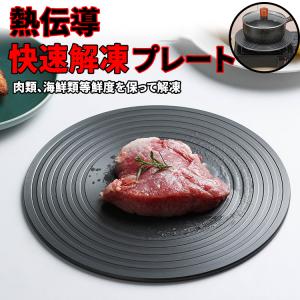 解凍プレート 快速 熱伝導 急速 解凍 肉 冷凍食品 ギフト heat-plate