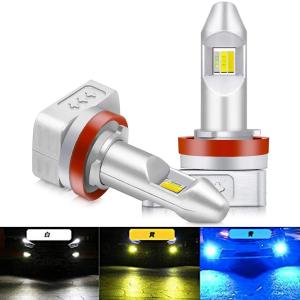 フォグライト 3色切り替え  LEDバルブ フォグランプ