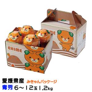 【送料無料 ご家庭用】愛媛産　甘平　中玉　約8ｋｇ1箱 かんぺい　みかん 濃厚な甘みが特徴の甘平を愛媛西宇和より産地直送【お試し3kg】