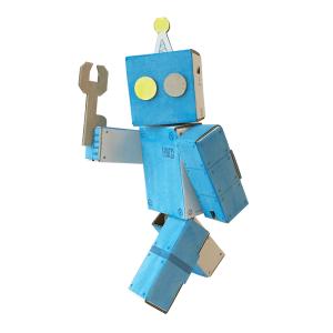 段ボール工作　ロボット　人形　ダンボール　おもちゃ　ハコロボ　