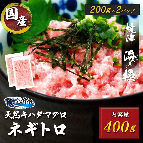 焼津　海の極 絶品 マグロのたたき 200g×2パック 400g 静岡県焼津市製造 海伸 本場の海鮮...