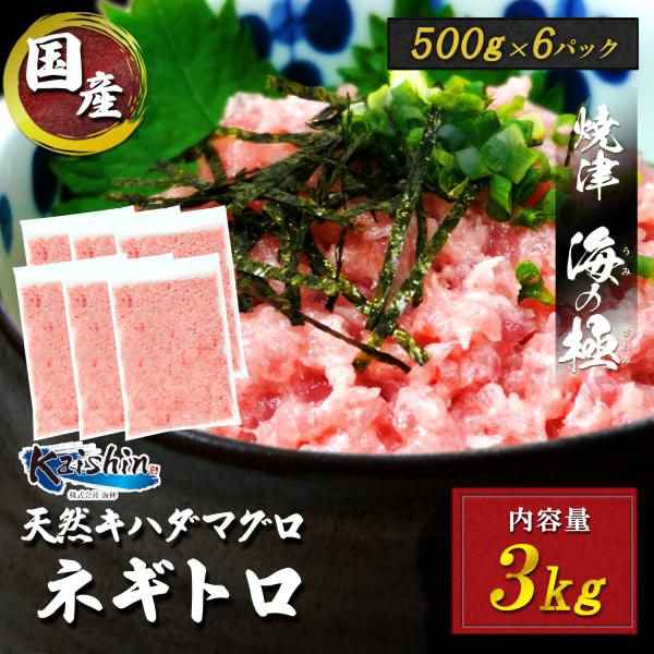 焼津　海の極 絶品 マグロのたたき 500g×6パック 3kg 静岡県焼津市製造 海伸 本場の海鮮グ...