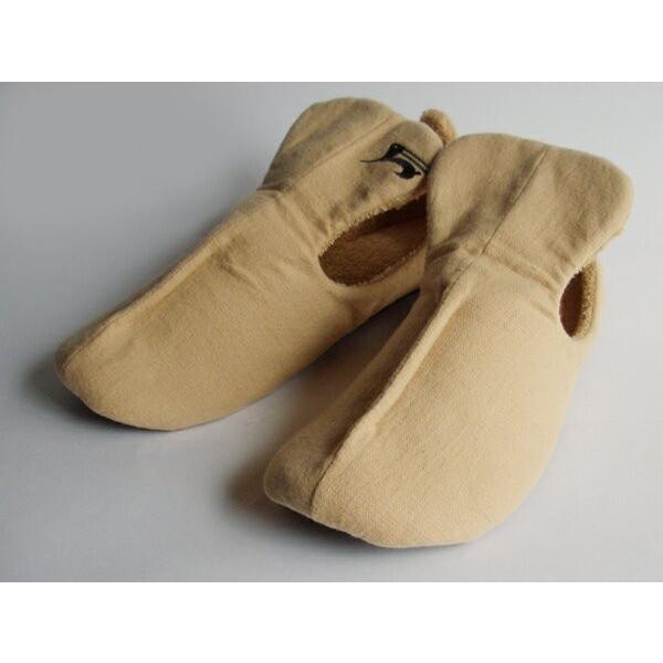 Bero Room Shoes ・ハネルベロ付ルームシューズ (起毛生地)