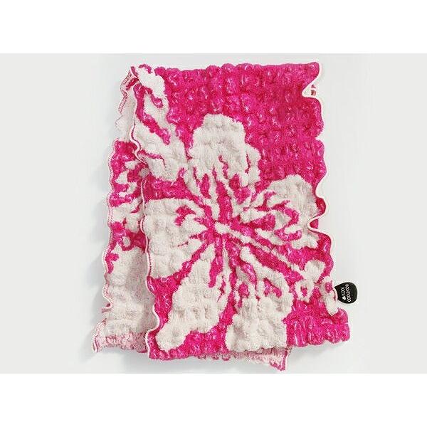 今治製 エコモコ アロハ モコモコフェイスタオル (ハイビスカス ホヌ モンステラ 柄)  約23×...