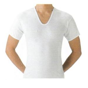 グンゼ　２枚組　やわらか肌着　紳士半袖Ｕ首シャツ　　Ｍ・Ｌ・ＬＬ　綿１００％の　肌着です。SV61162｜hadagikan2