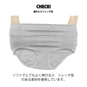 2枚組 サニタリーショーツ 生理用ショーツ レ...の詳細画像4