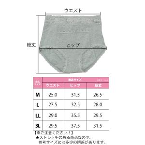 2枚組 サニタリーショーツ 生理用ショーツ レ...の詳細画像2