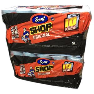 2個セット スコット ショップタオル 55シート 10ロール カーショップタオル Scott SHOP TOWELS 自動車 バイク カー用品 コストコ カークランド