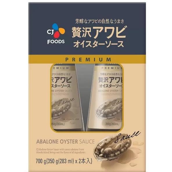 CJジャパン 贅沢　アワビ　オイスターソース 350ｇ x 2本 大容量 コストコ