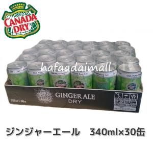 カナダドライ ジンジャーエール 350ml×30缶 炭酸飲料 コストコ カークランド 缶ジュース 飲料 ドクターペッパー コーラ スプライト ファンタ