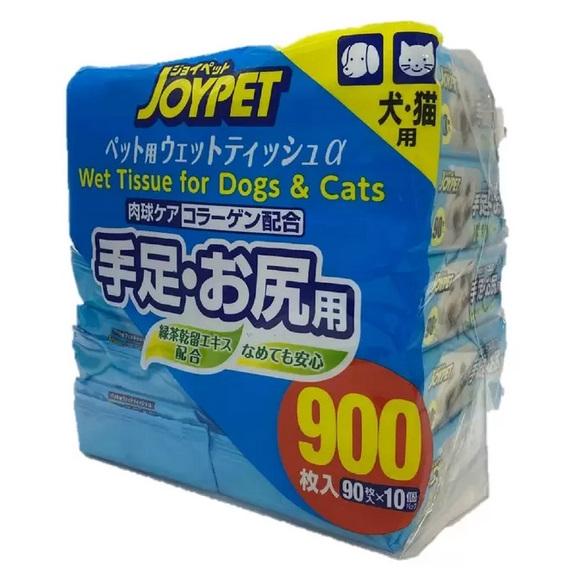 ジョイペット　ウェットティッシュ 犬猫 手足 お尻用 90枚入り×10パック コストコ カークランド