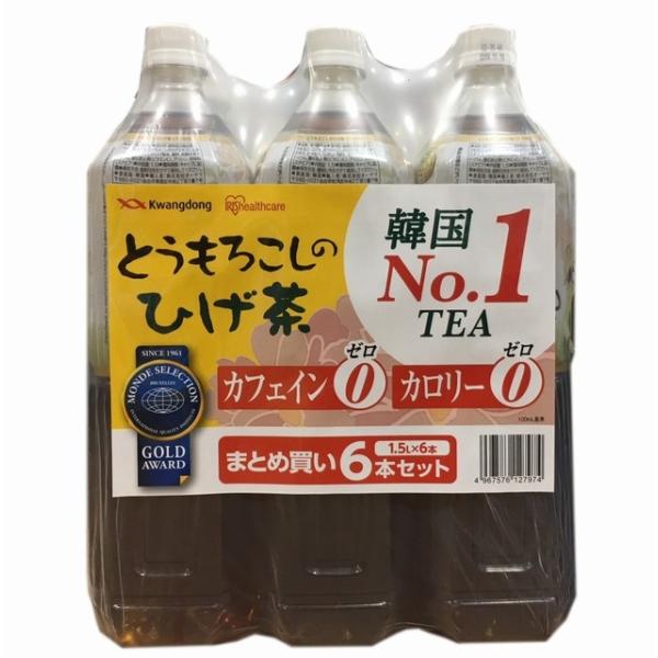 とうもろこしのひげ茶 韓国ナンバーワンティー！ 1.5L×6本セット コストコ 人気 カークランド ...