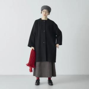 MANON（マノン） | MELTONCARDIGAN JKT (camel) one size | メルトン