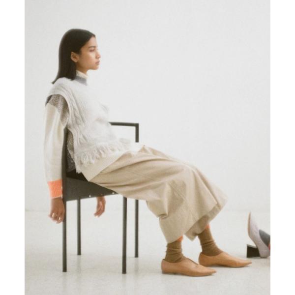 TRICOTE | CABLE VEST (white) |   トップス ベスト トリコテ
